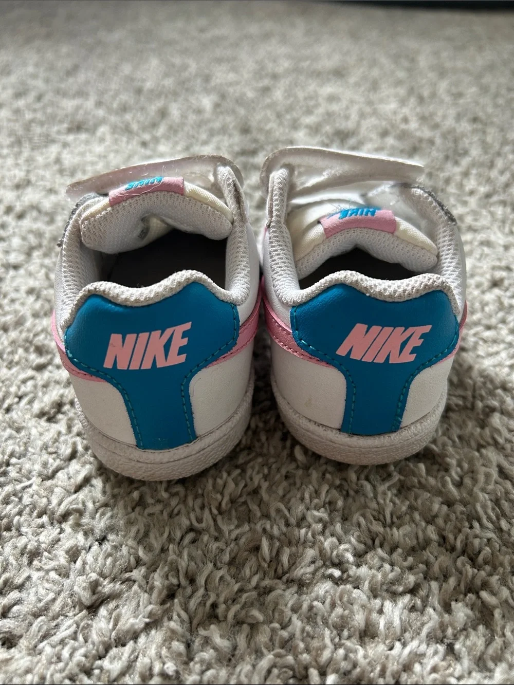 Nike Toddler Girls Court Royale White Sneakers, 6C
